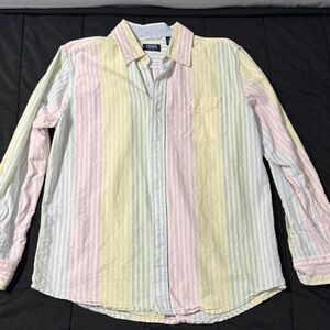 Chaps Pastel Striped Shirt